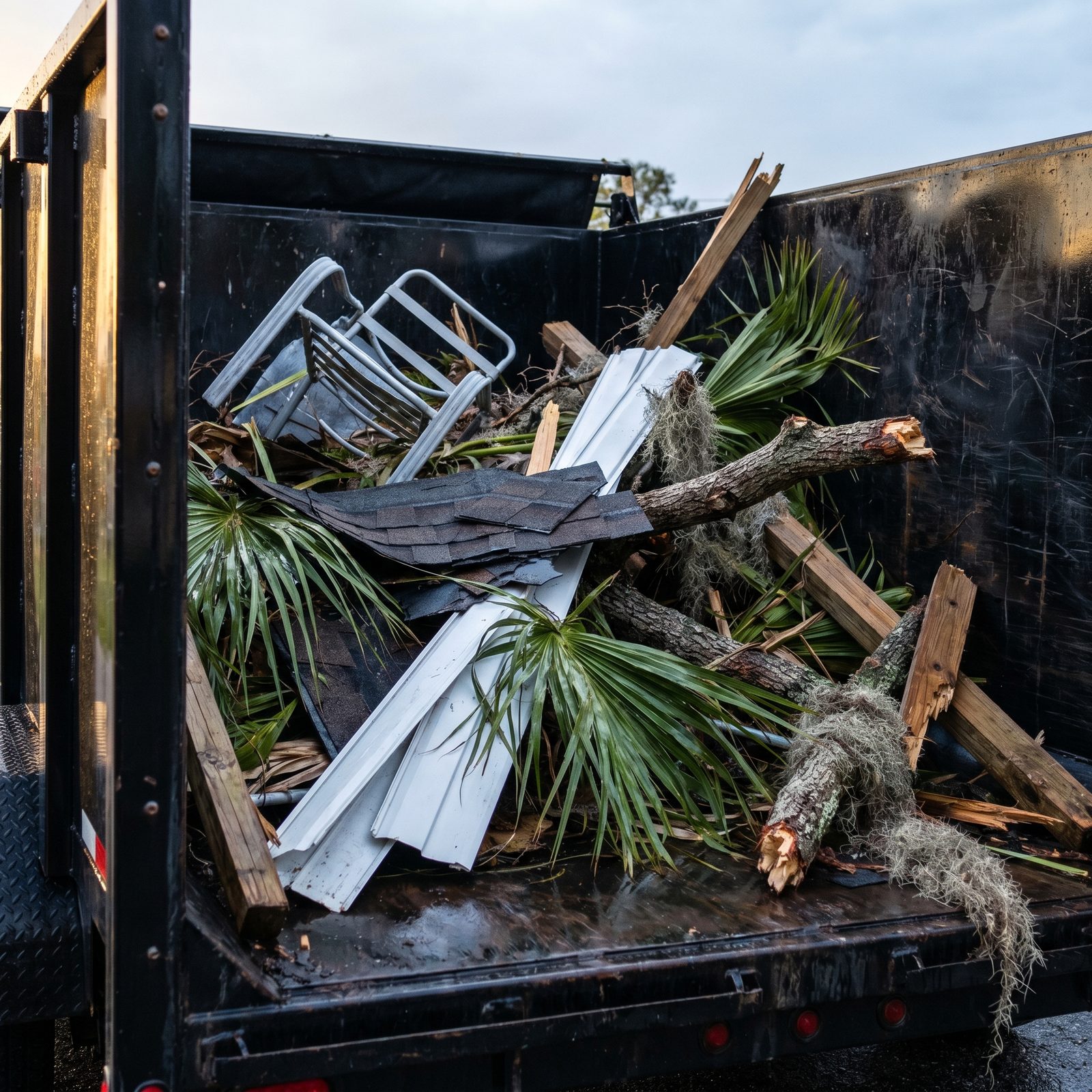 Post-Storm Cleanup, Hurricane and tropical-storm debris.